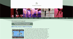 Desktop Screenshot of cityballetschool.com